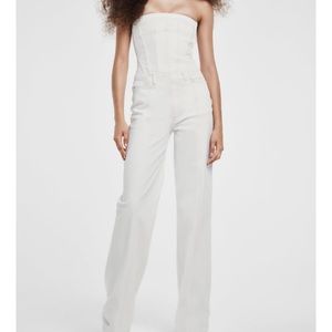 Zara denim jumpsuit